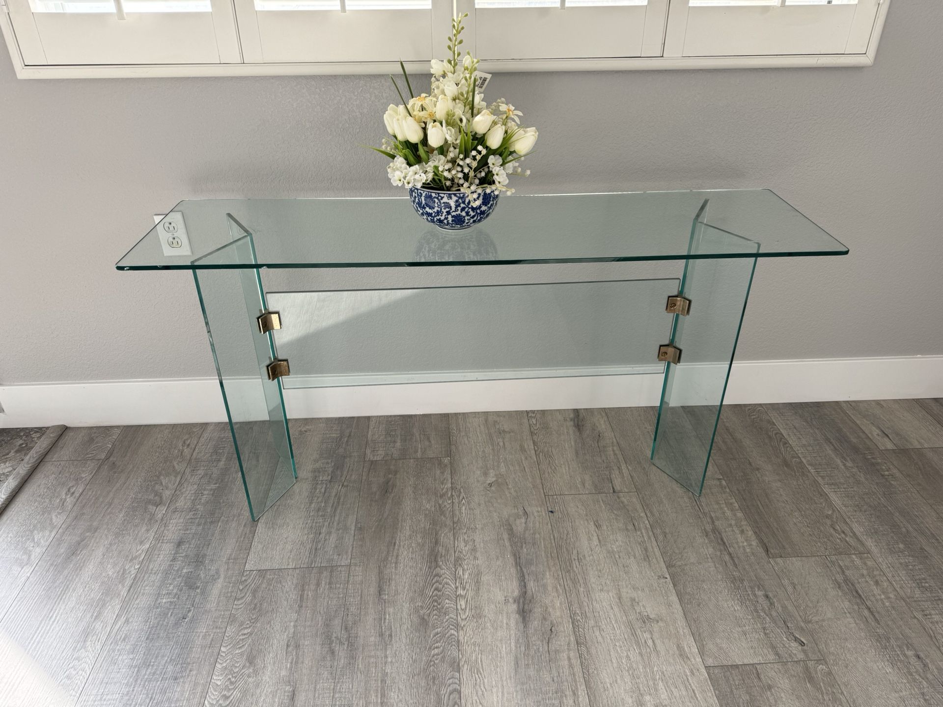 Glass Entry/Console Table