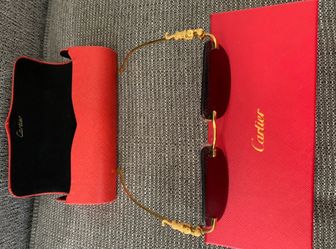 Cartier glasses gold