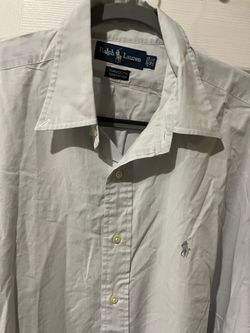 Ralph Lauren Yarmouth gray Shirt 16.5-34/35