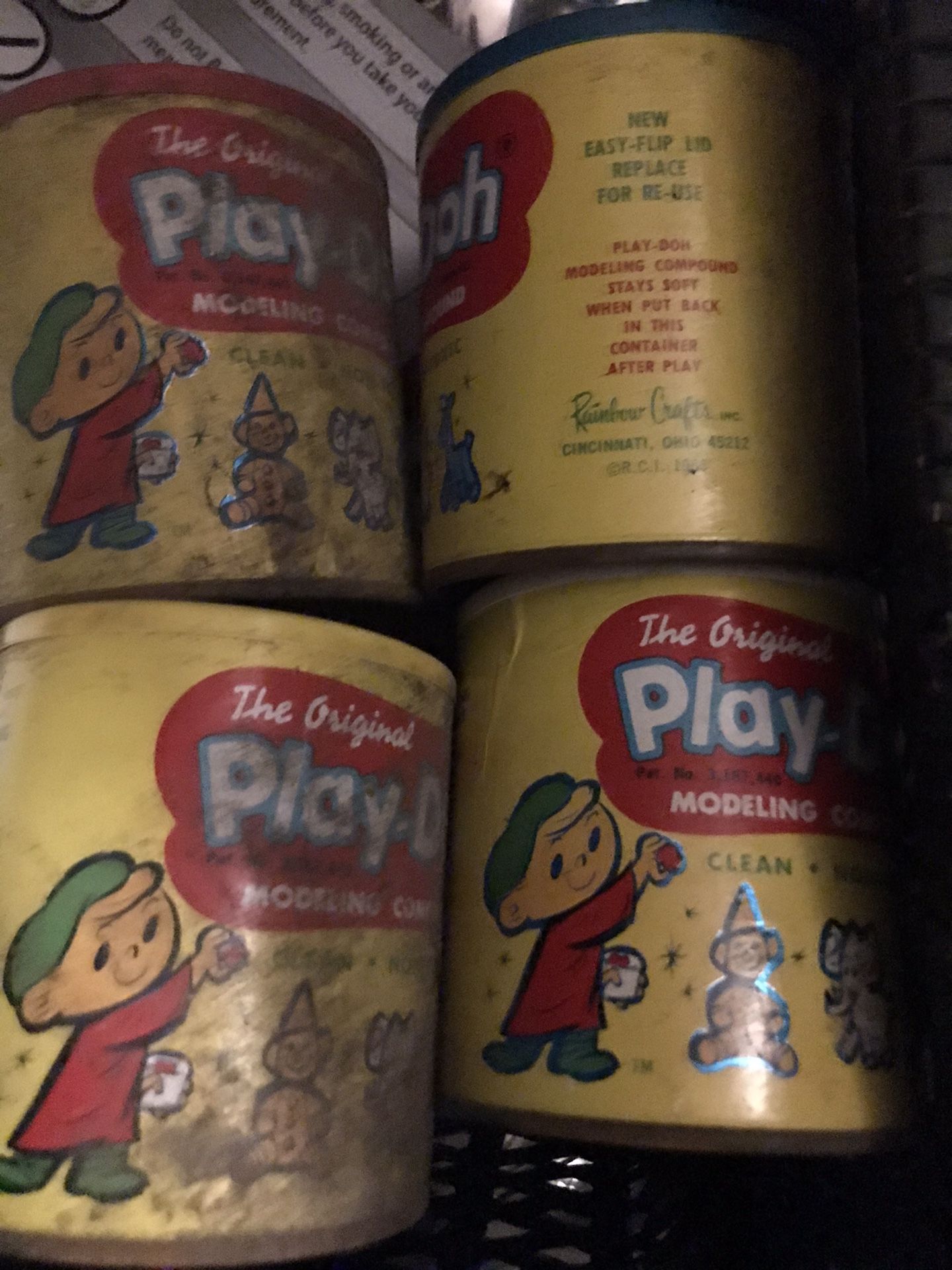 Vintage Play-Doh Collectible Can Original 60’s Or Earlier