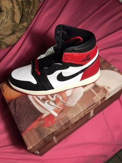 Jordan black toes 1s