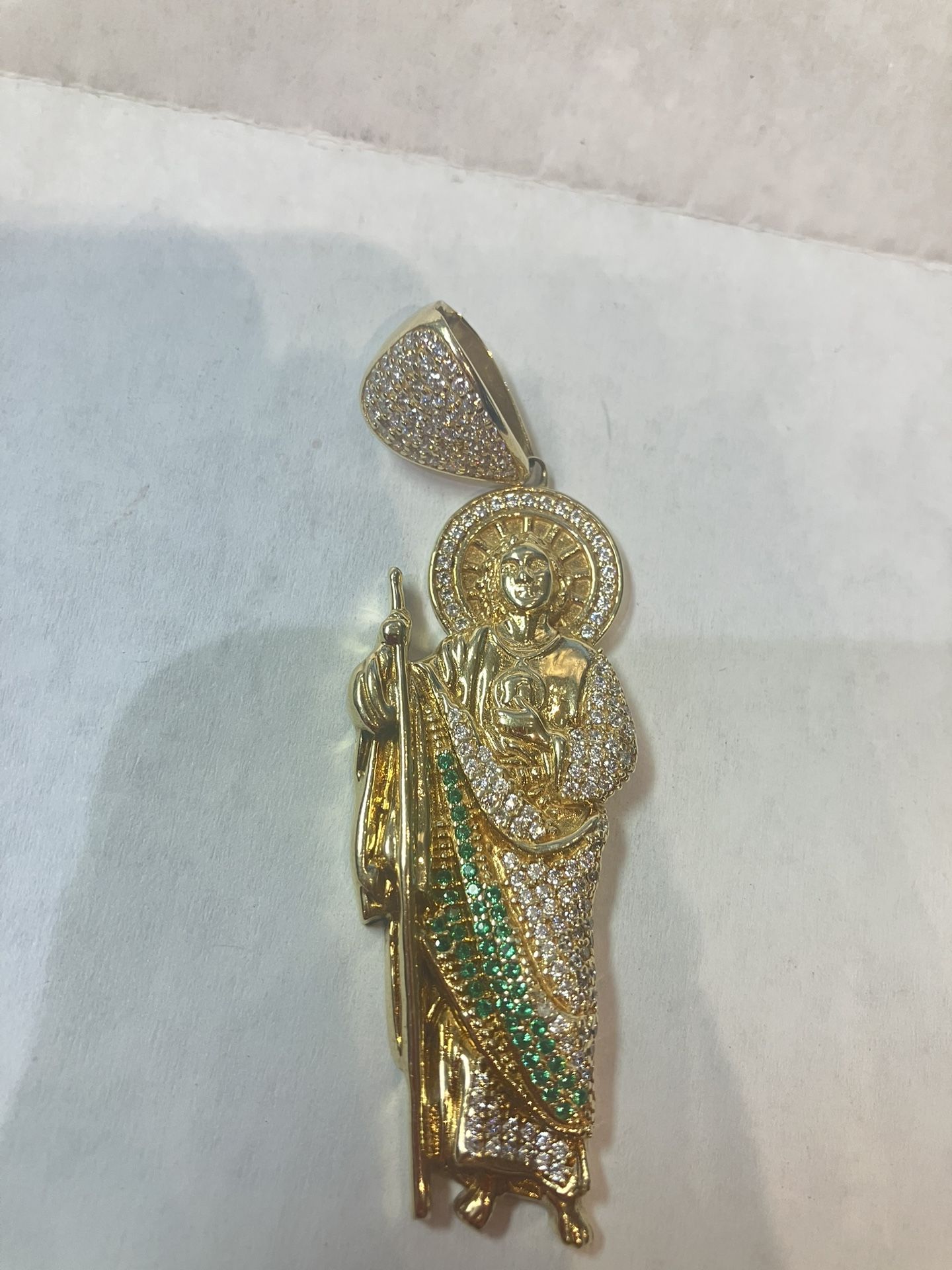 14k Gold San Judas Pendant #109971-1 MJ