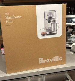 Breville Bambino Plus Espresso Machine BES500 Stainless Steel New