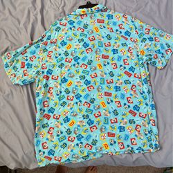 Disney 65 Years of Magic Button-Down Shirt (Men’s XL)