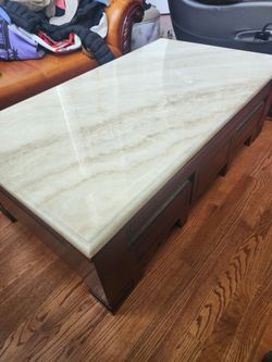 Genuine onyx marble coffee table *heavy