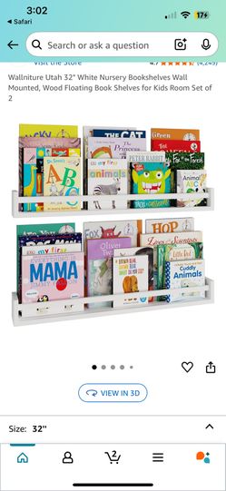 Wall Mounted Bookshelves