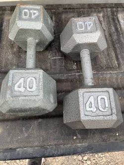 40 Lb Dumbbells