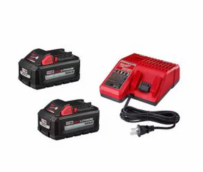 Milwaukee M18 XC6.0 Battery 2-Pack with Charger