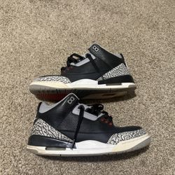 Air Jordan Black Cement 3s 2018 Size 10.5