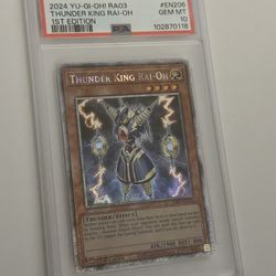 2024 YUGIOH - Thunder King Rai-Oh - 1st Edition - PSA 10