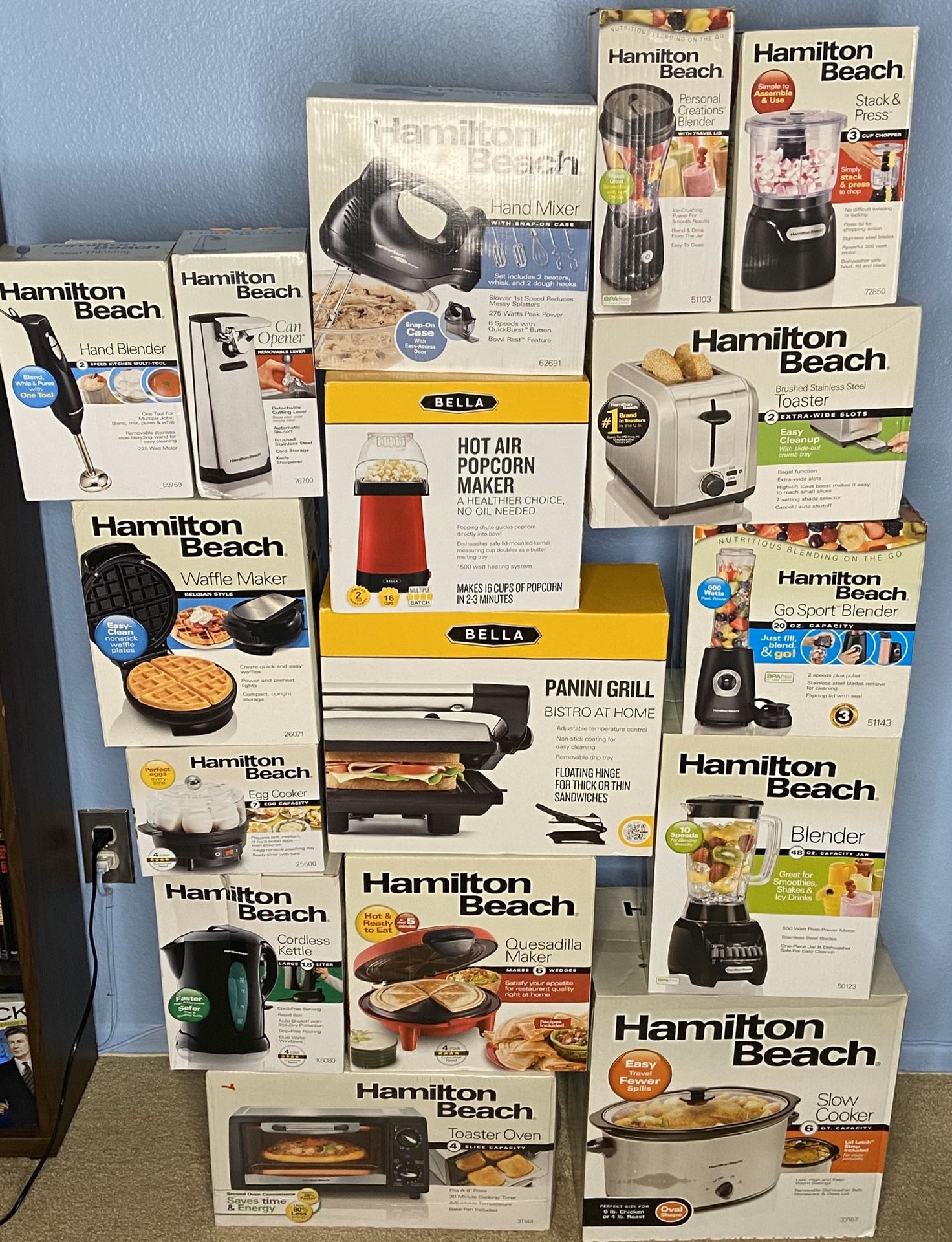 NEW Hamilton Beach Small Appliances (1 for $15, 2 for $28, 3 for $36) Toster/Blender/Cooker