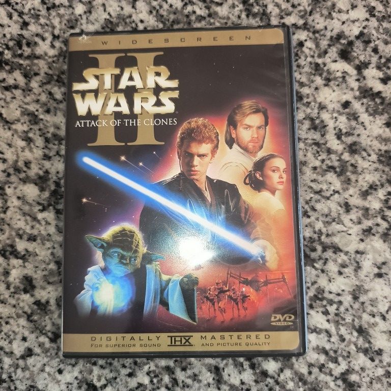 Star Wars episode II Attack Of The Clones DVD 2002
