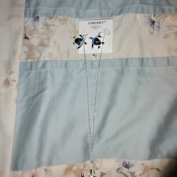 Seashell Turtles Necklace And Earrings