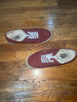 Burgundy Vans