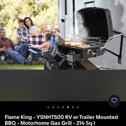 Flame King Rv Grill Portable New 