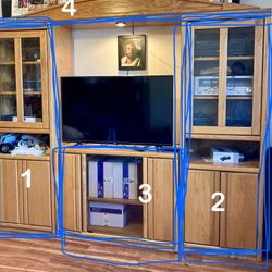 4 Piece Entertainment Center Easier To Move