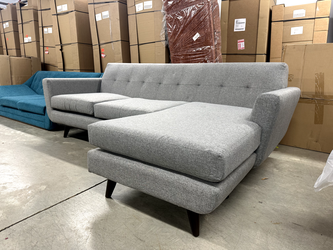 Joybird Hughes Reversible Sectional - Delivery and Financing Available