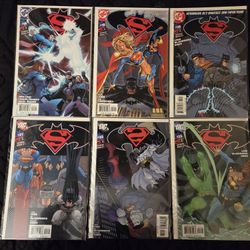 Superman/ Batman Comic book lot of 6! DC Comics. keys. Loeb. 2005. Vintage.