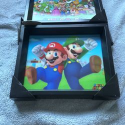 Super Mario Frame Picture 3d Hologram 