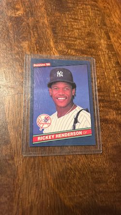 1986 Rickey Henderson Card