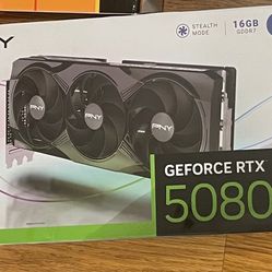 Nvidia PNY GeForce RTX 5080 OC Edition GPU Graphic Card For Gaming PC Parts For Sale 