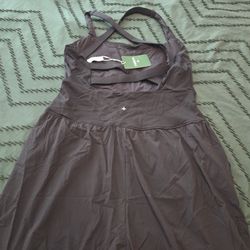 Halara Tummy Control Pocket Cut Out Quick Dry Tennis Jumpsuit