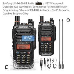 Baofeng Two Way Radios.(Water Proof).