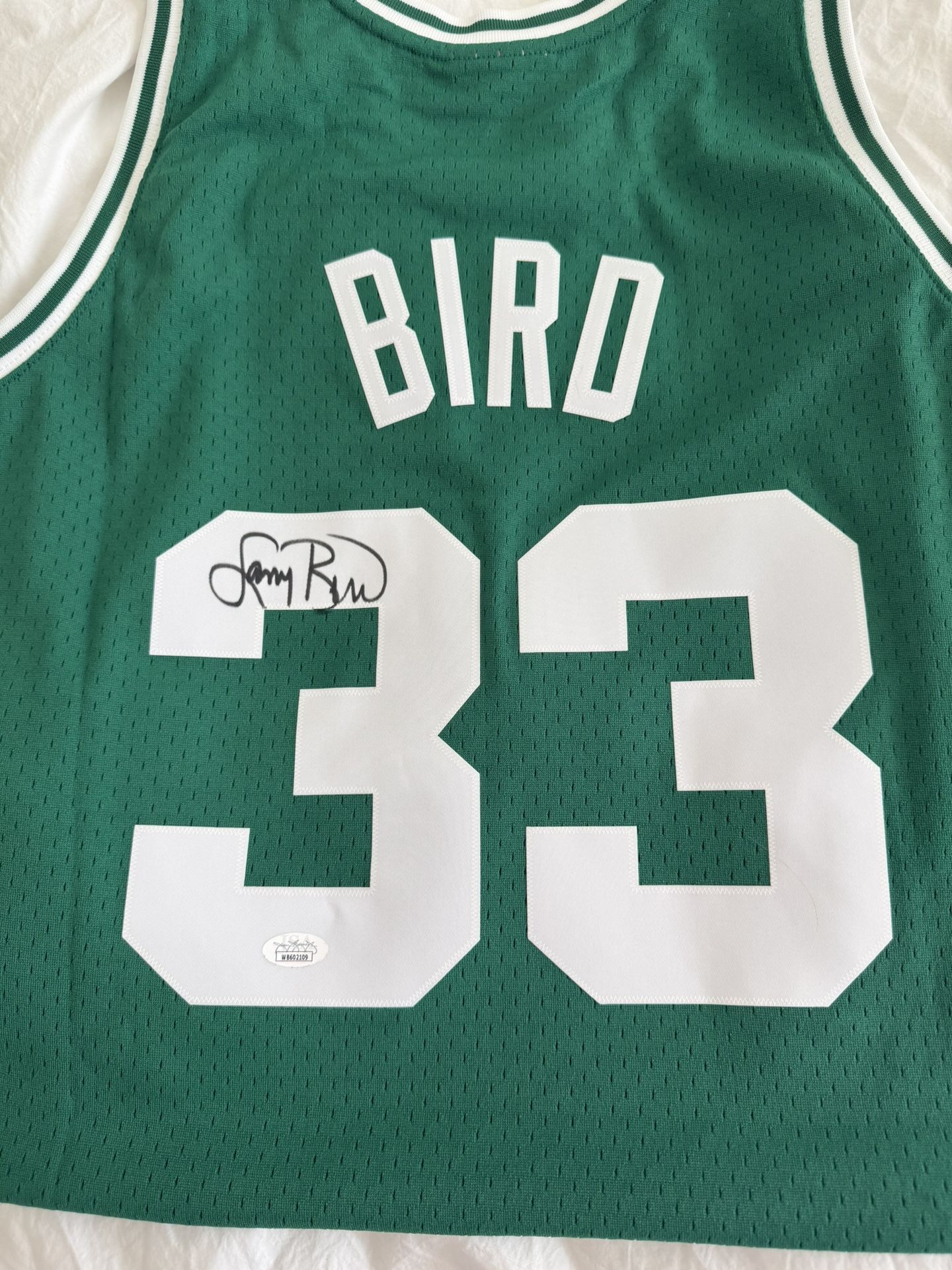 Larry Bird - HWC Swingman - Autograph Mitchell & Ness Jersey