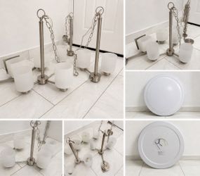 4 Modern Light Fixtures – Complete Set