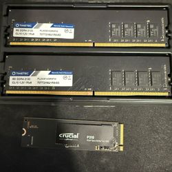 2x8gb Ram Sticks And 500gb Nvme M.2