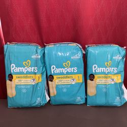 Pampers, Baby, Diapers, Size 1