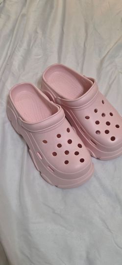 Pink Platform Clog Shoes