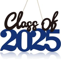 Class Of 2025 Wooden Hanging Decoration
