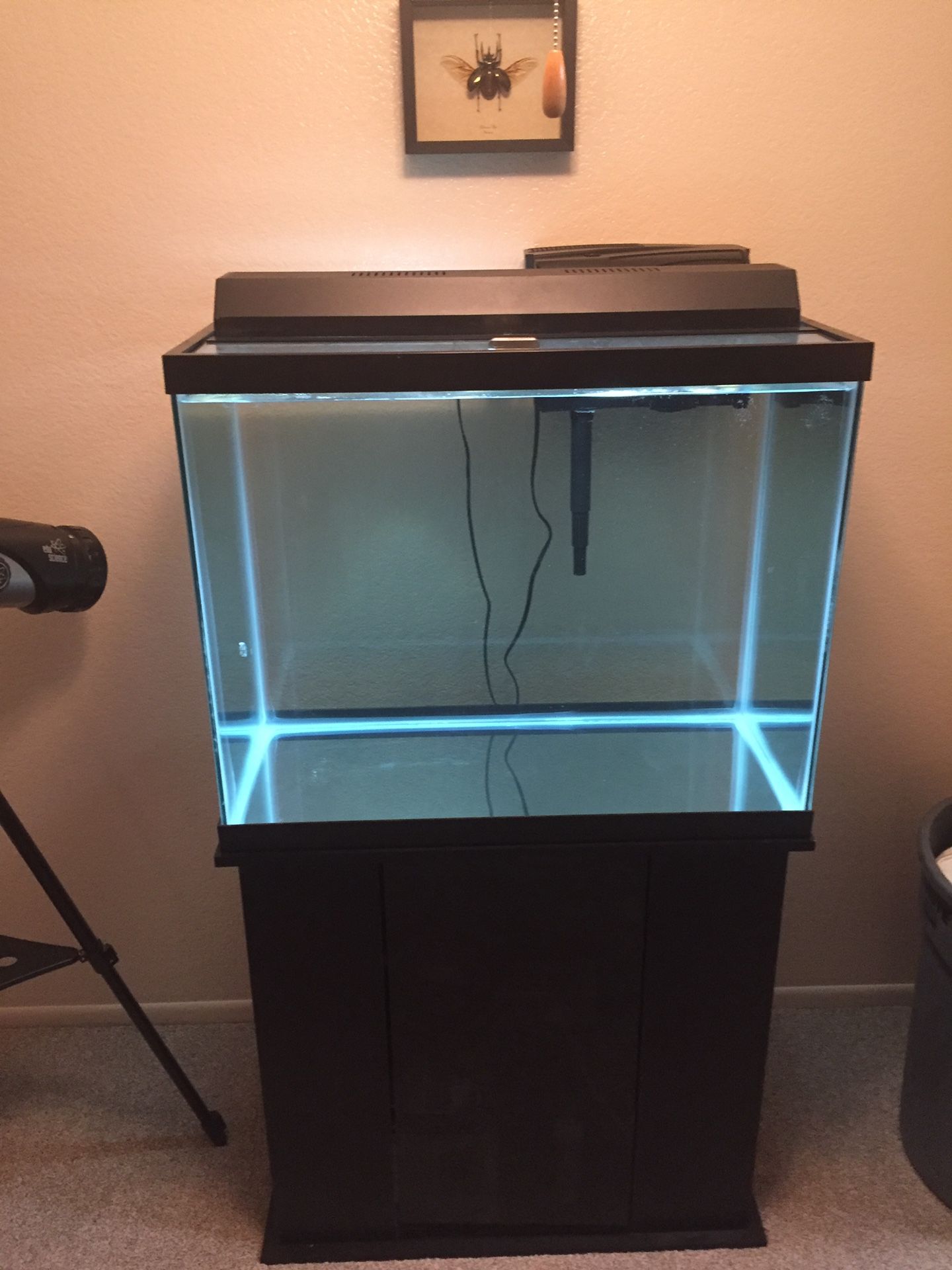 60 Gallon Fish Tank With Stand And All Components 