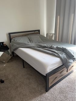 Full size bed  with mattress