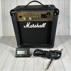 Marshall MG10 Guitar / Bass Amp With Korg Tuner