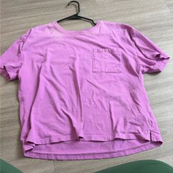 Bright Pink Crop Top XL