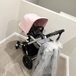 Bugaboo Cameleon Grey Base Pink Hood Mint Condition