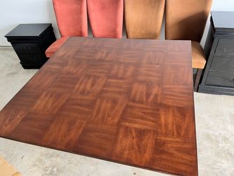 Table set with chairs