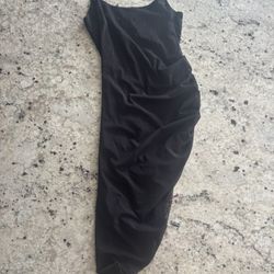 Black Glitter Formal Dress Size Medium with slit