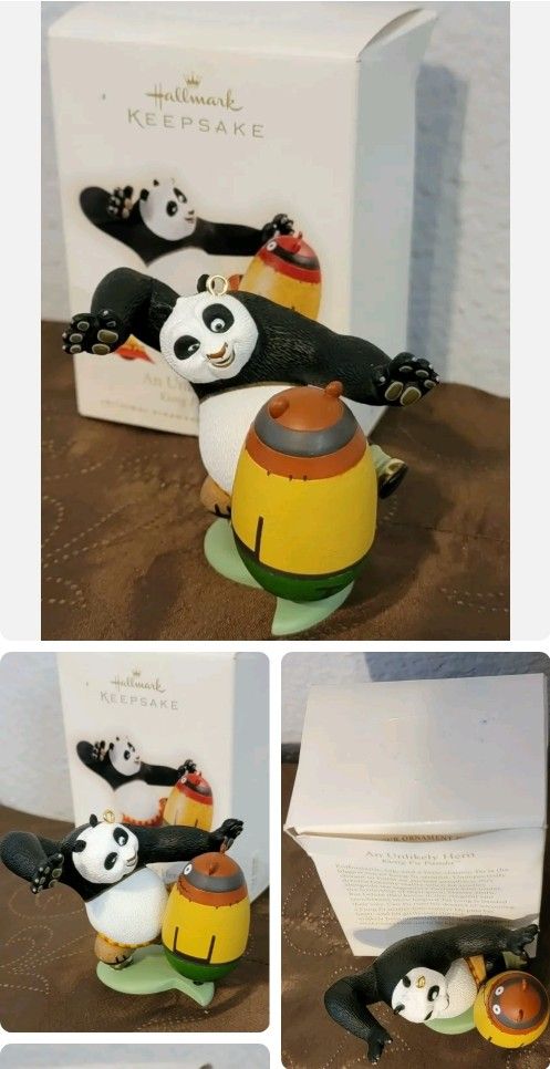 Kung FU Panda Christmas Ornament