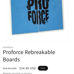 Martial Arts Rebreakable Board Pro force