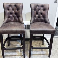 Bar Stools Real Leather 