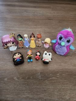 Bag of toys and figures