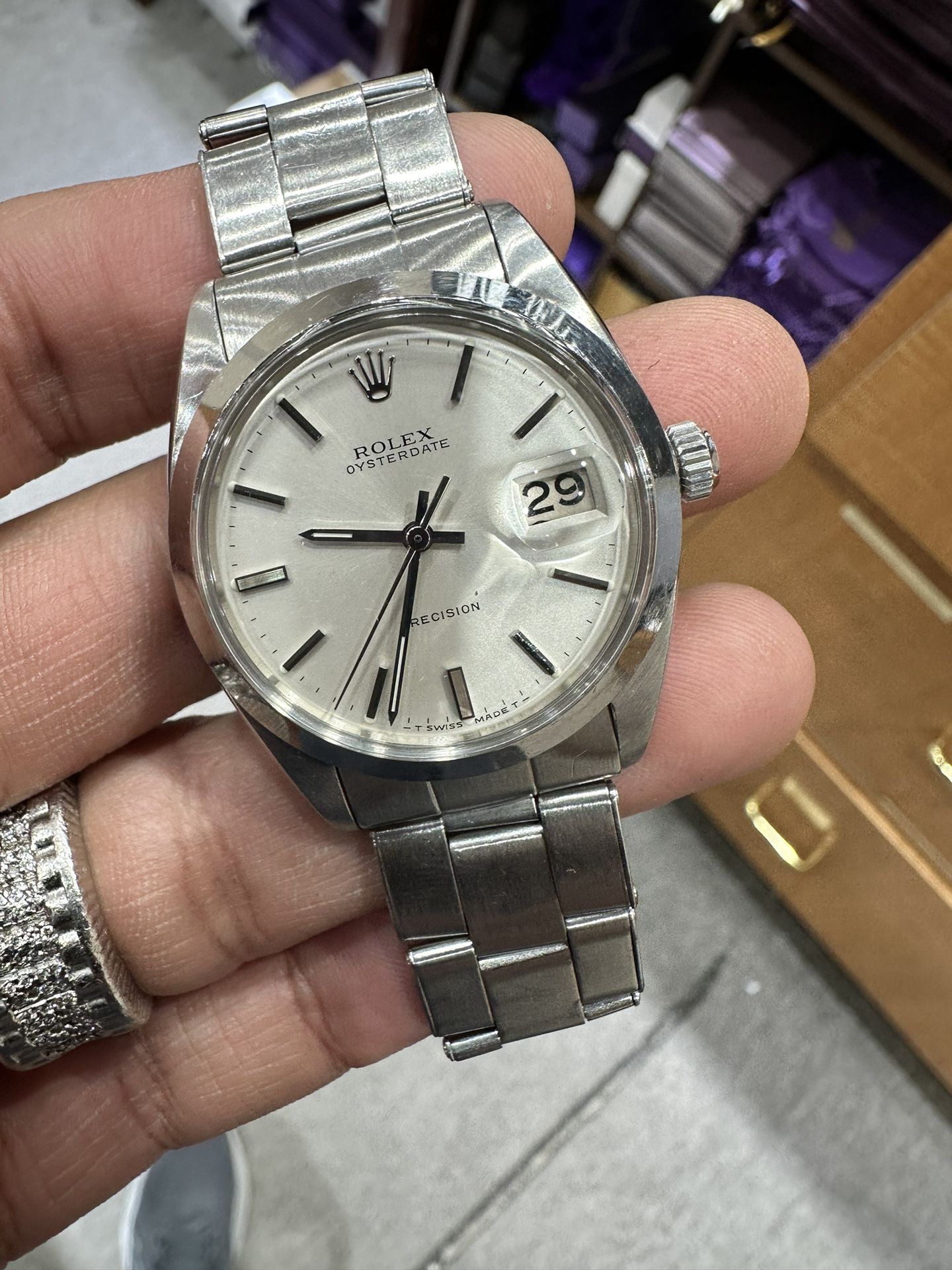 Rolex Date Stainless Steel