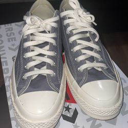 Come Des Garçon Converse Size 10 - Grey