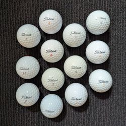 Titleist Golf Balls - Used But Like New - Baker's Dozen 