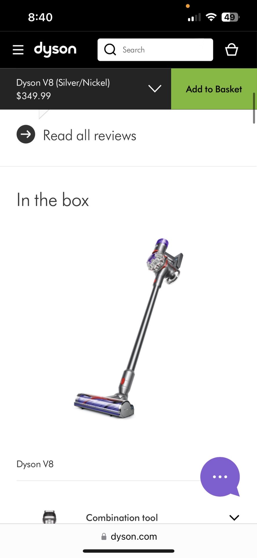 Dyson V8 Cordless Vacuum