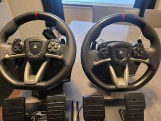 Playstation 5 steering wheel and pedals