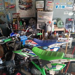 Two Apollo 125 cc Pit Bikes 